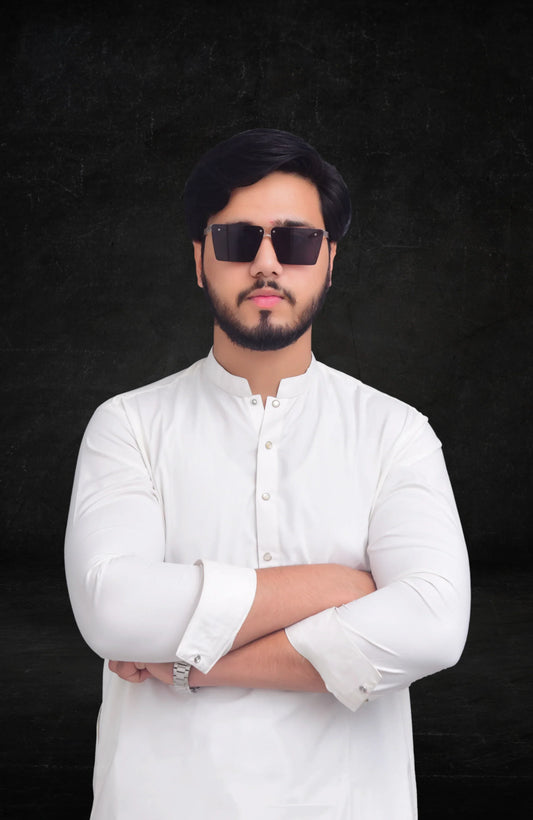 Classic Pearl White-Suit