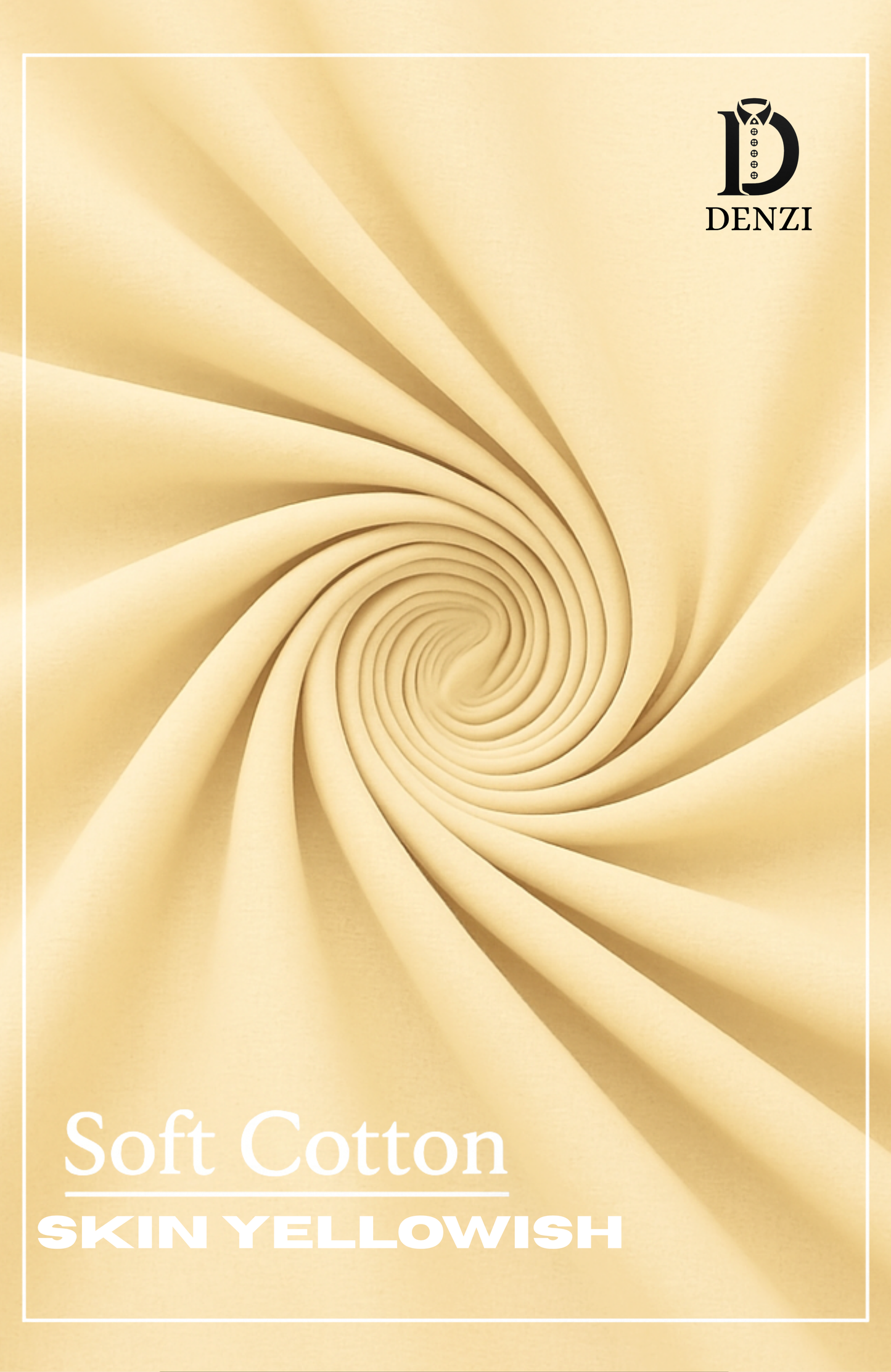 Unstitched Cotton Fabric- Skin Yellowish