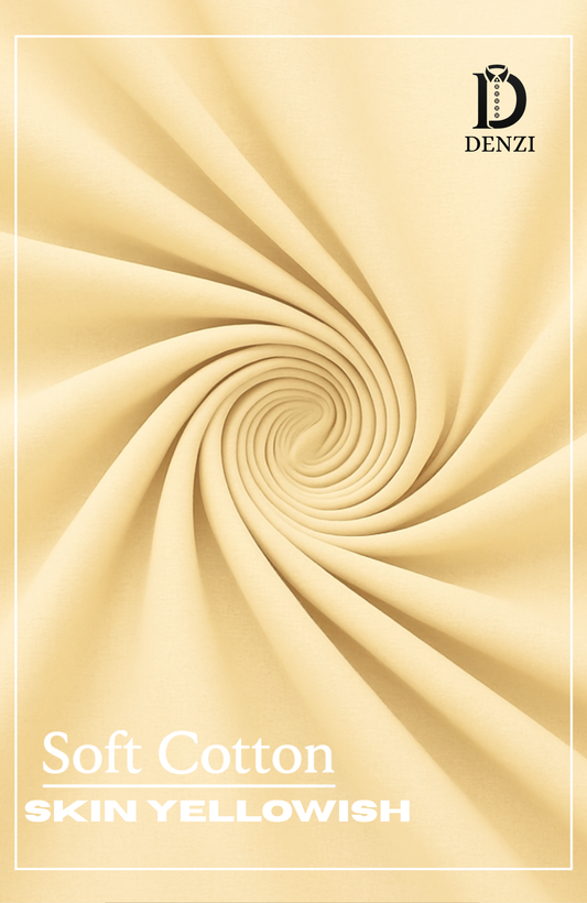Soft Cotton Fabric- Skin Yellowish