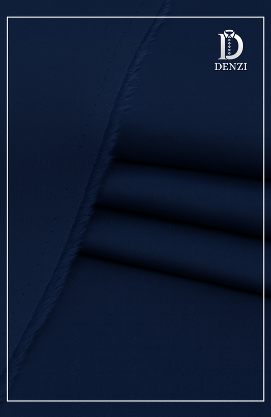 Unstitched Cotton Fabric- Navy Blue