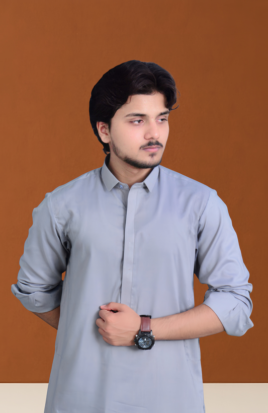 Formal Silver Grey-Suit