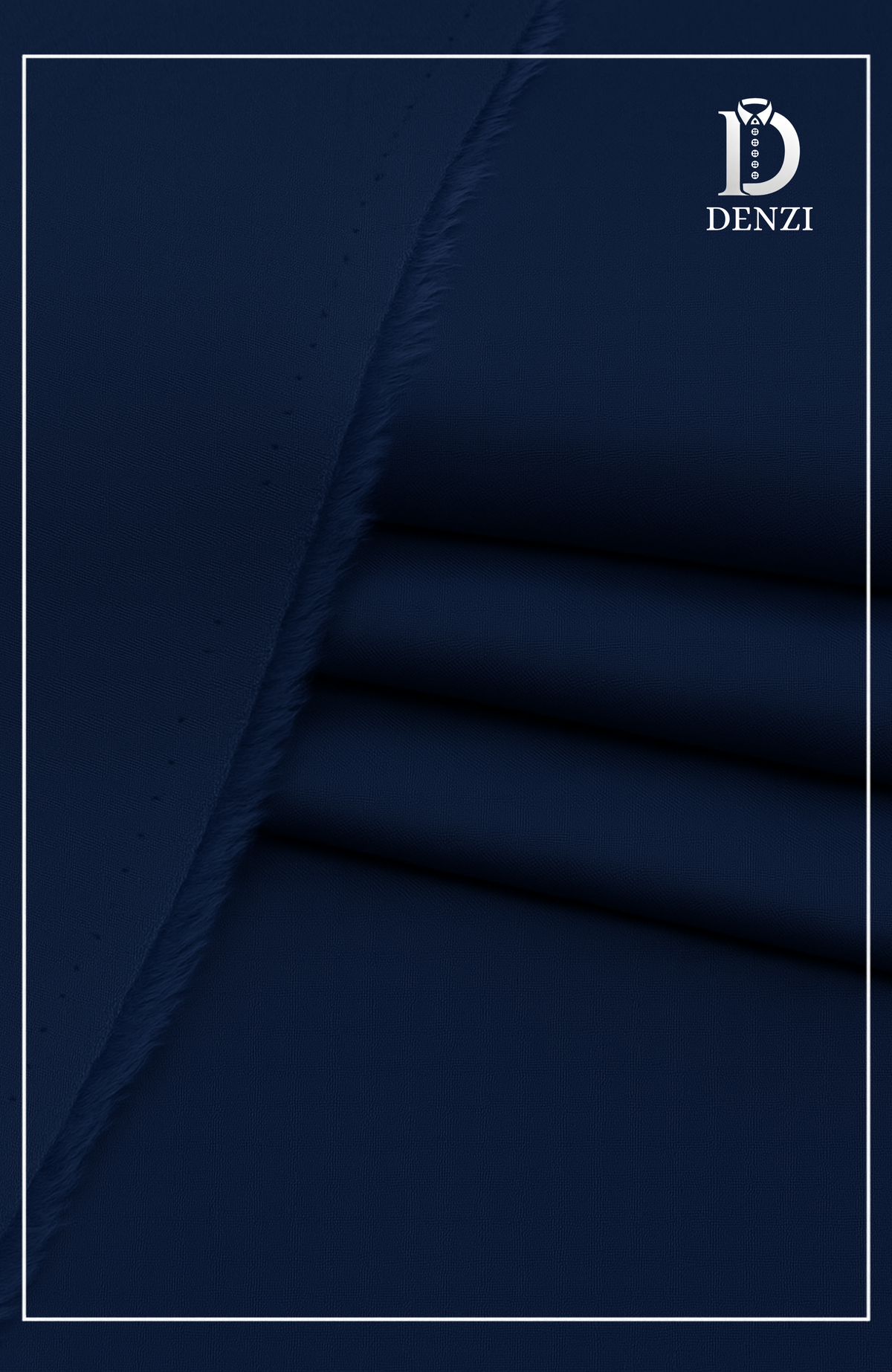 Soft Cotton Fabric- Navy Blue